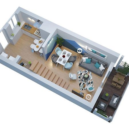 דירות Free Parking - Self Checkin - Wifi - Panoramique Terrasse - Duplex Saint Jean - Superבורדו מראה חיצוני תמונה