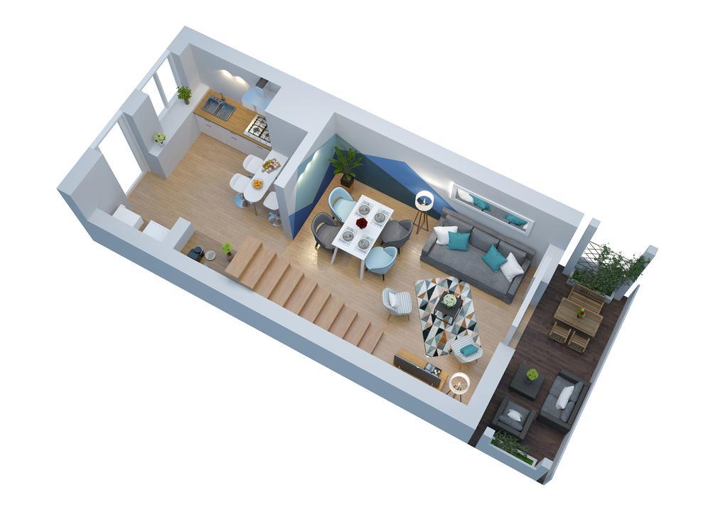 דירות Free Parking - Self Checkin - Wifi - Panoramique Terrasse - Duplex Saint Jean - Superבורדו מראה חיצוני תמונה